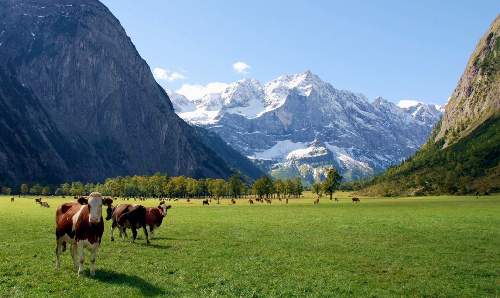 Herbstwandern Tirol - am Großen Ahornboden im Karwendel