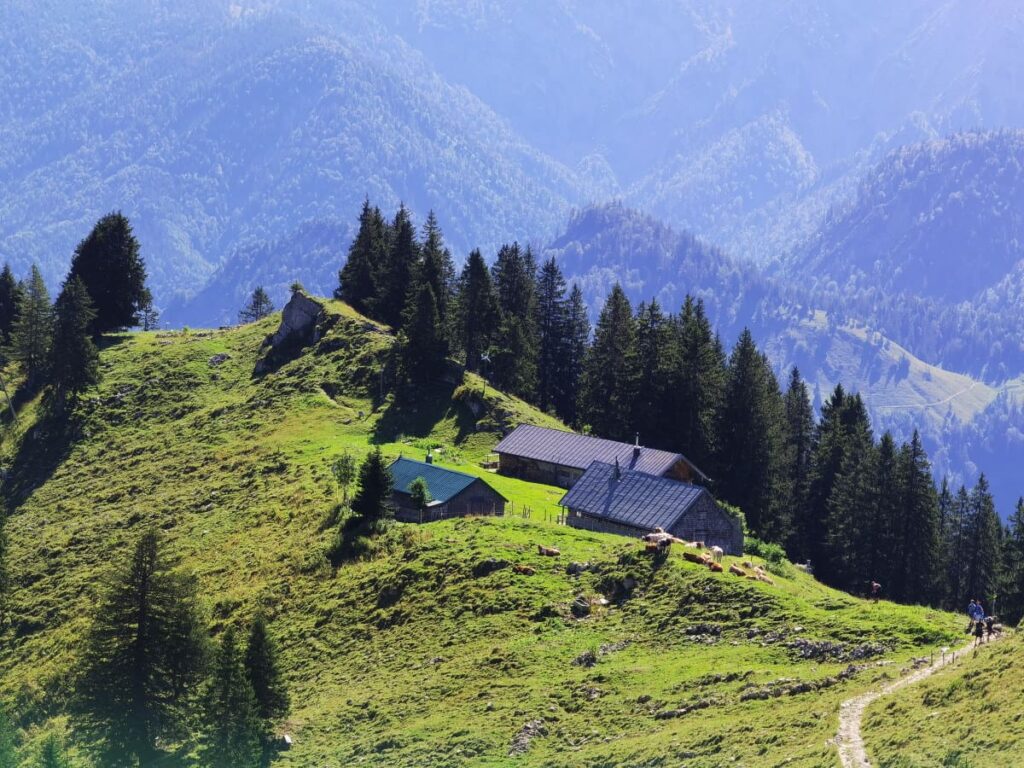 Zu Hütten und Almen wandern in Deutschland