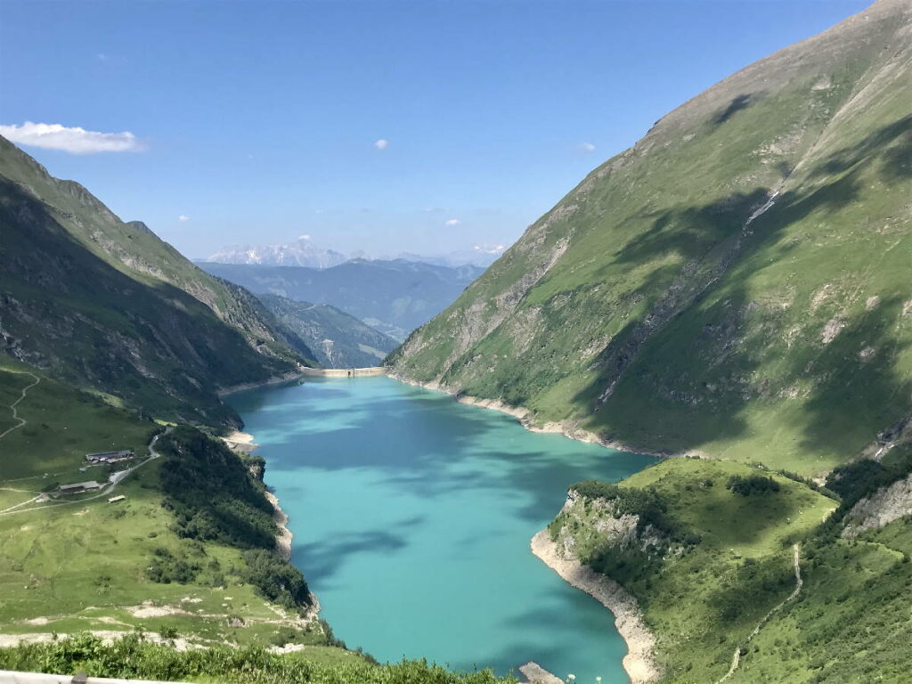 Die Kaprun Stauseen oberhalb von Zell am See