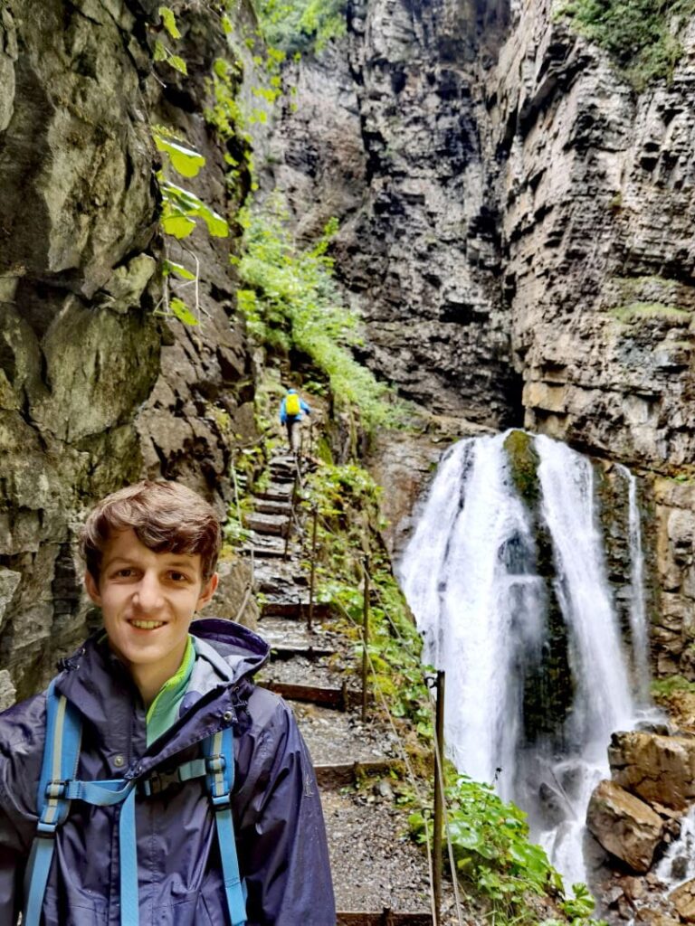 Durch die Üble Schlucht wandern - zum großen Wasserfal