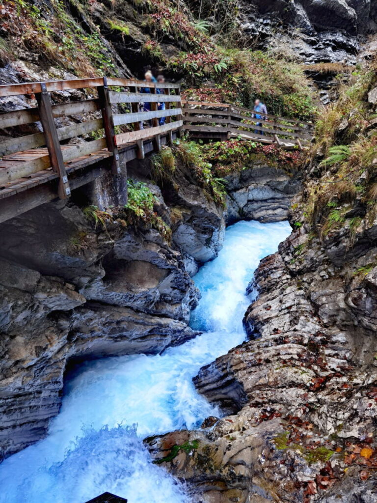 Durch die Wimbachklamm wandern in Deutschland