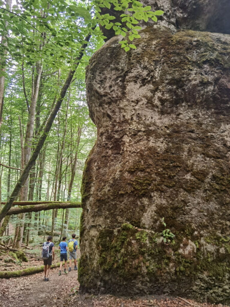 Durch das Felsenlabyrinth Sackdilling in der Oberpfalz wandern